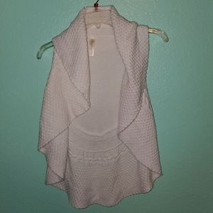 Cherokee White Cardigan